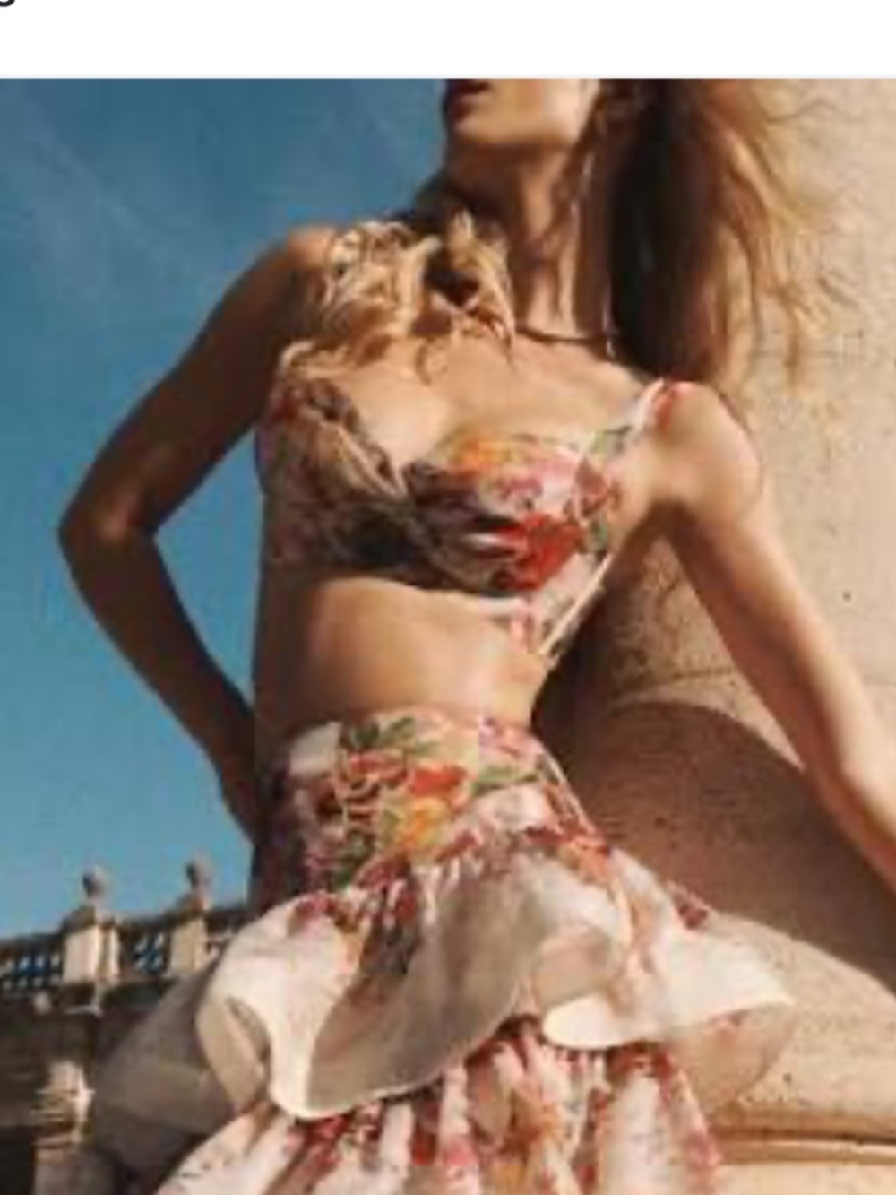 Zimmermann The Wonderland Linen and Silk Bralette (US 2P)